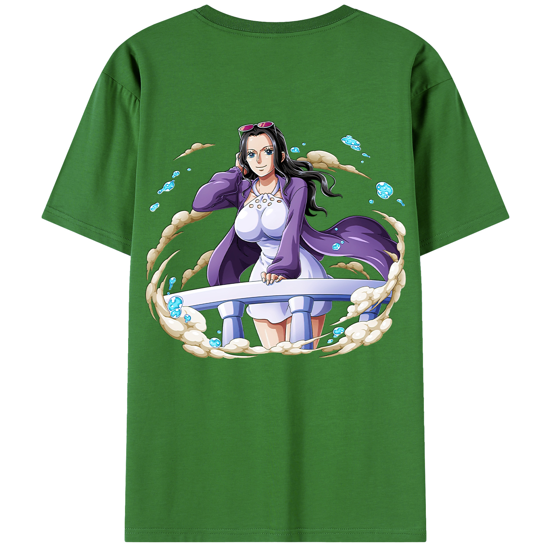 ワンピース ニコ・ロビン ONE PIECE Nico Robin レディース半袖Tシャツ(バックプリント)
